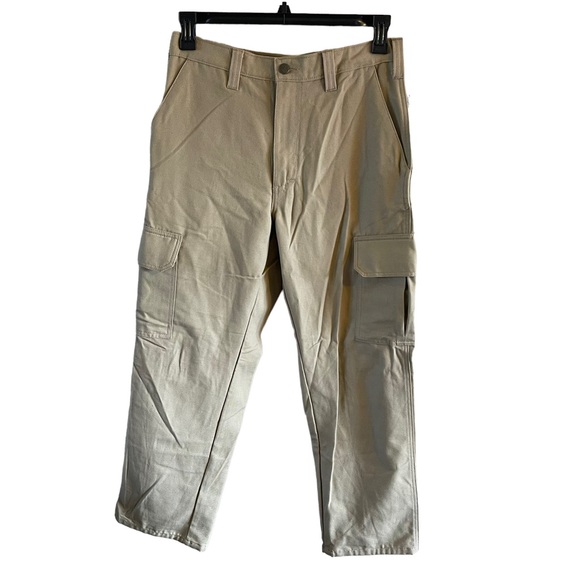 Tyndale Pants Tyndale Fr Mens Cargo Khaki Work Pants Size 32 X 3
